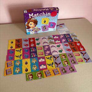Sofia the First Matching Game Disney Junior 100% Complete